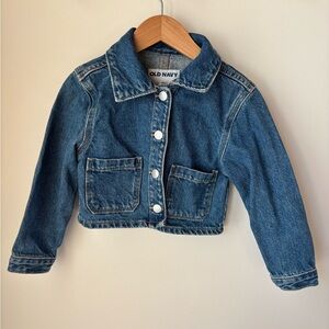 Old Navy Girls Crop Jean Jacket.